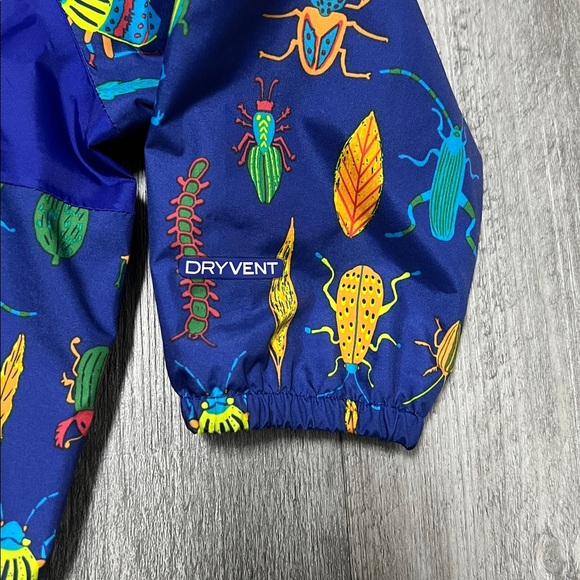 The North Face  Infant Zipline Rain Jacket / blue/ size 6-12 Months - Picture 10 of 15